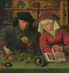 The Money Lender and his Wife, 1514